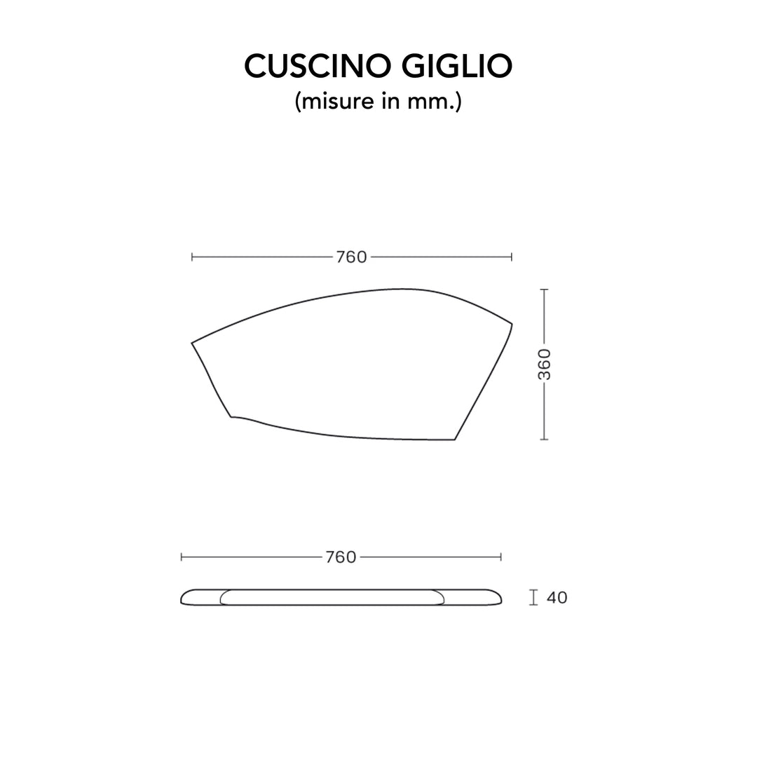 Cuscino Giglio per cuccia Baco