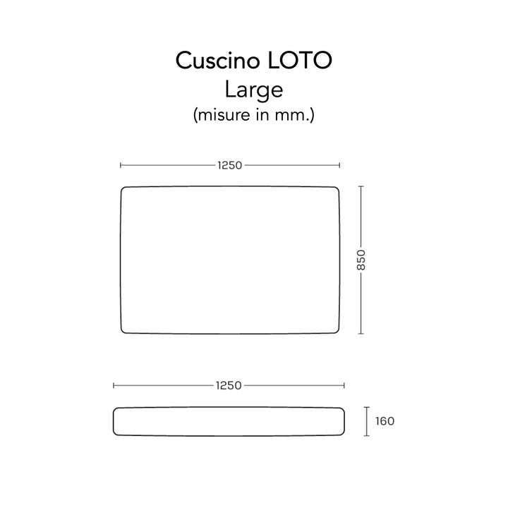 Cuscino Loto per interni